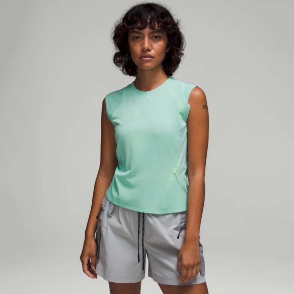 lululemon athletica Tops - Lululemon Cap Sleeve Hiking Tank Top in Wild Mint